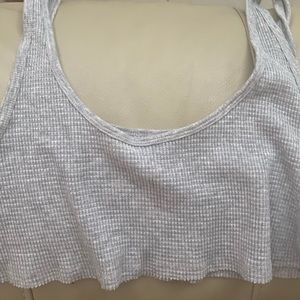 Aritzia TNA BRA TOP GREY S LOOSE